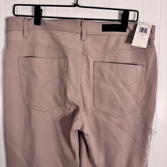 Calvin Klein Women’s Beige Pants Size 12 NWT - Picture 7 of 14